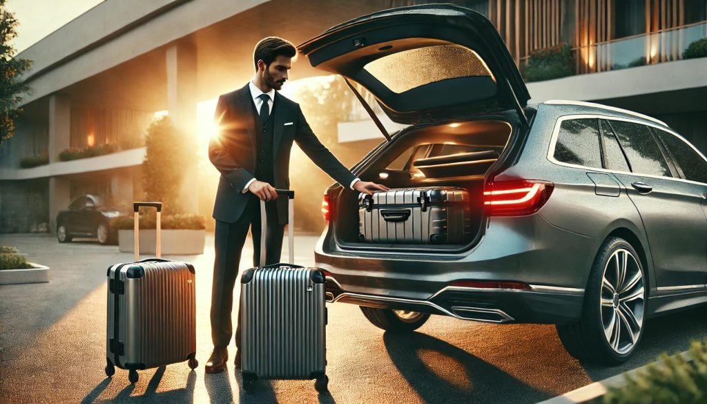 thuê xe dịch vụ miền tây- tài xế Bích Long chuyên nghiệp lấy hành lý cho khách hàng
