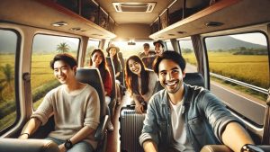 thuê xe tại cần thơ du lịch miền tây cùng nhóm bạn