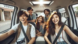 thuê xe điện vinfast tại cần thơ cùng nhóm bạn
